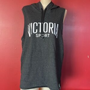 BNWOT hooded Victoria Sport racer back top